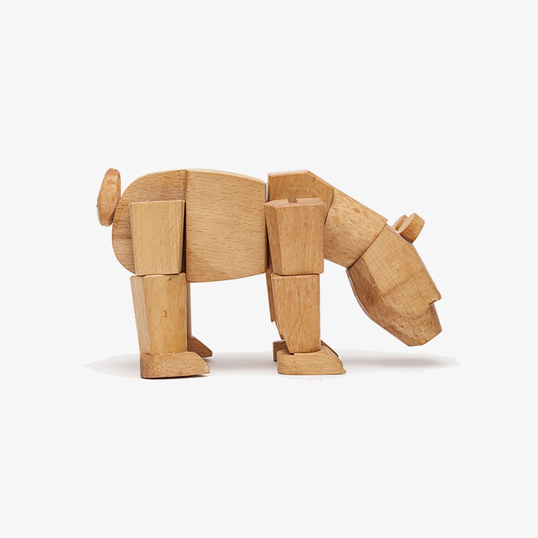 Wooden Bear Toy Taksha